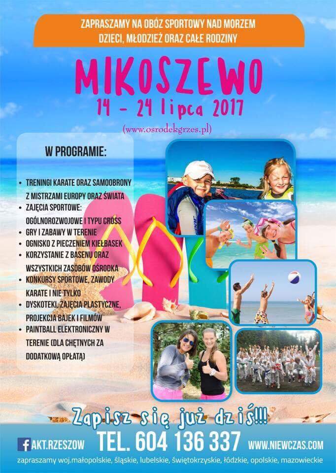 Obóz sportowy nad morzem